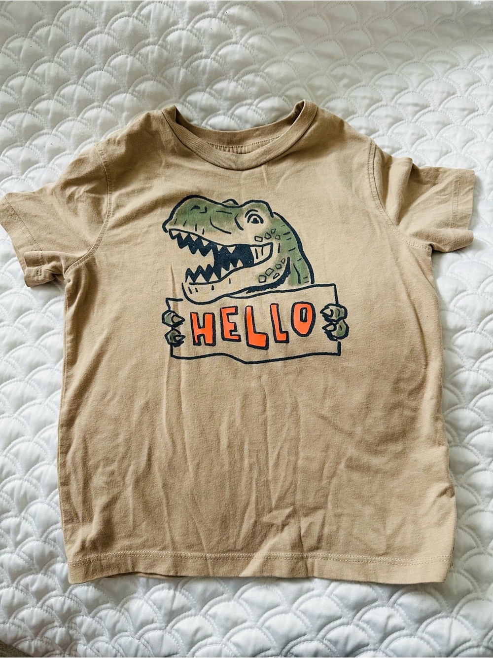 Hello T-Rex toddler shirt